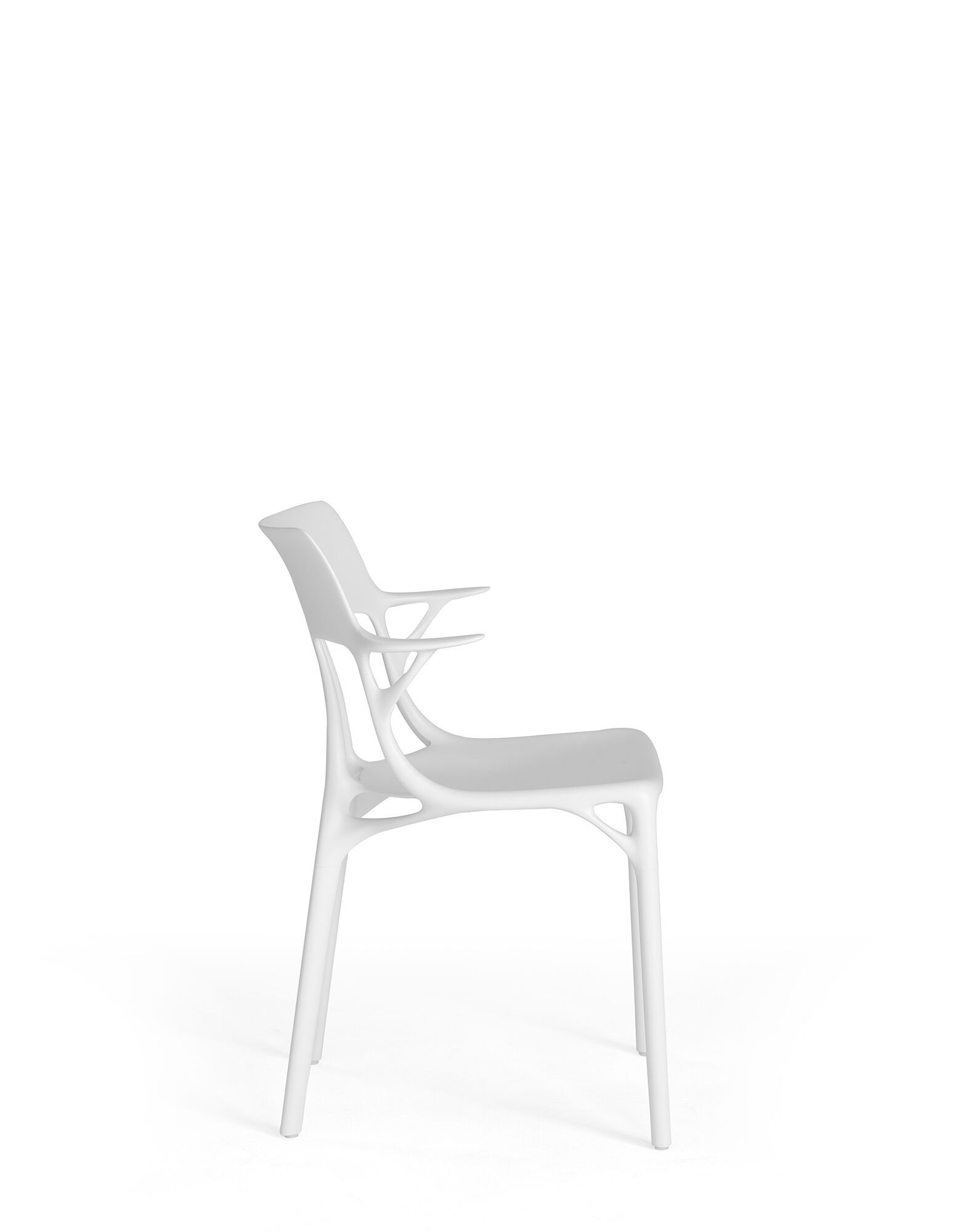 Стул из переработанного инженерного пластика с подлокотниками Kartell A. I ARCH-00030054 - Вид №47