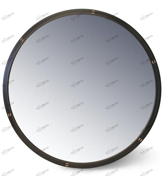 Garbarino Круглое зеркало из дуба sun-id-1451076