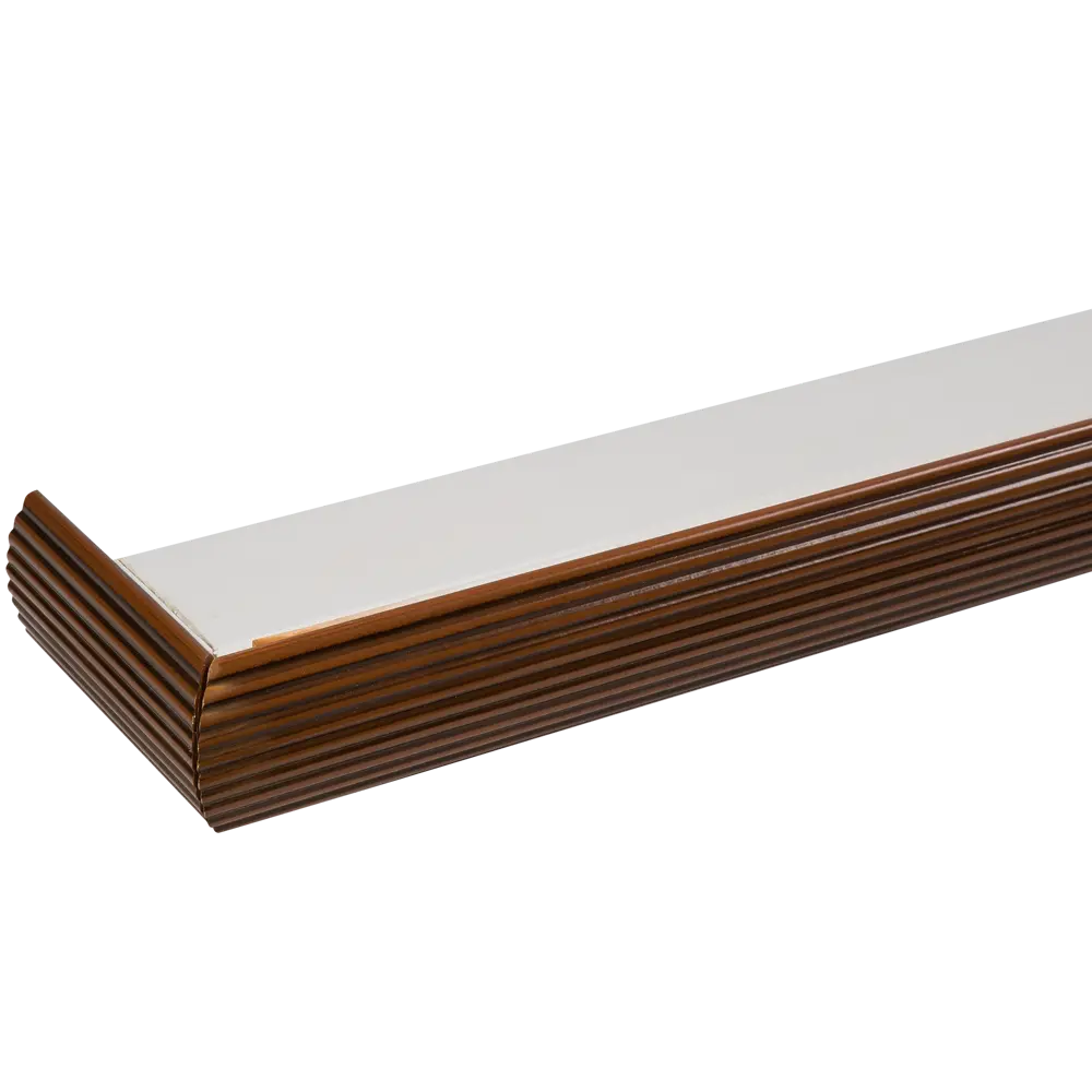 Карниз трёхрядный «Равенна» в наборе 300 см сосна цвет орех милано DOMLEGRAND STLM-2013512 - Вид №3