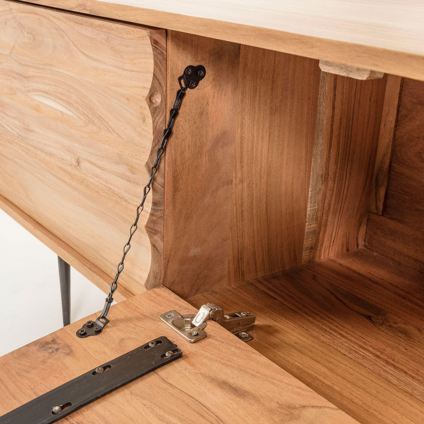 071795 Тумба под ТВ 147x50 акация La Forma Delsie  - Вид №1