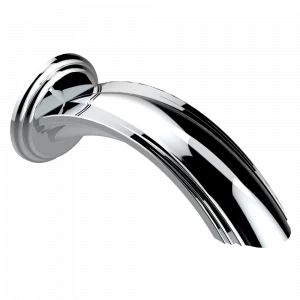 A2K-22SG Излив для ванны встраиваемый в стену - СУПЕР ГОЛИАФ Thg-paris Panthere с чёрным хрусталём Хромированный