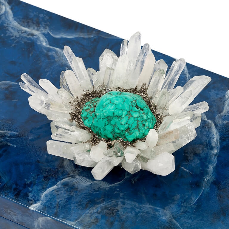 600557-80 ABHIKA КОРОБКА KRIZIA СИНИЙ BLUE  - Вид №1