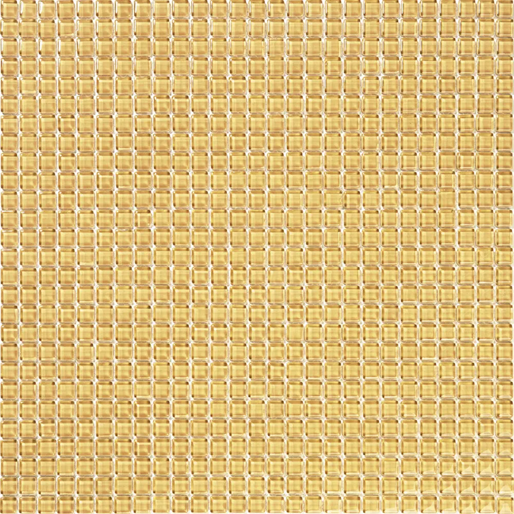 90414902 Декоративная мозаика Vidromar Pure Color VPC-163-Beige-10-300x300 30x30см стекло цвет жёлтый STLM-0220912