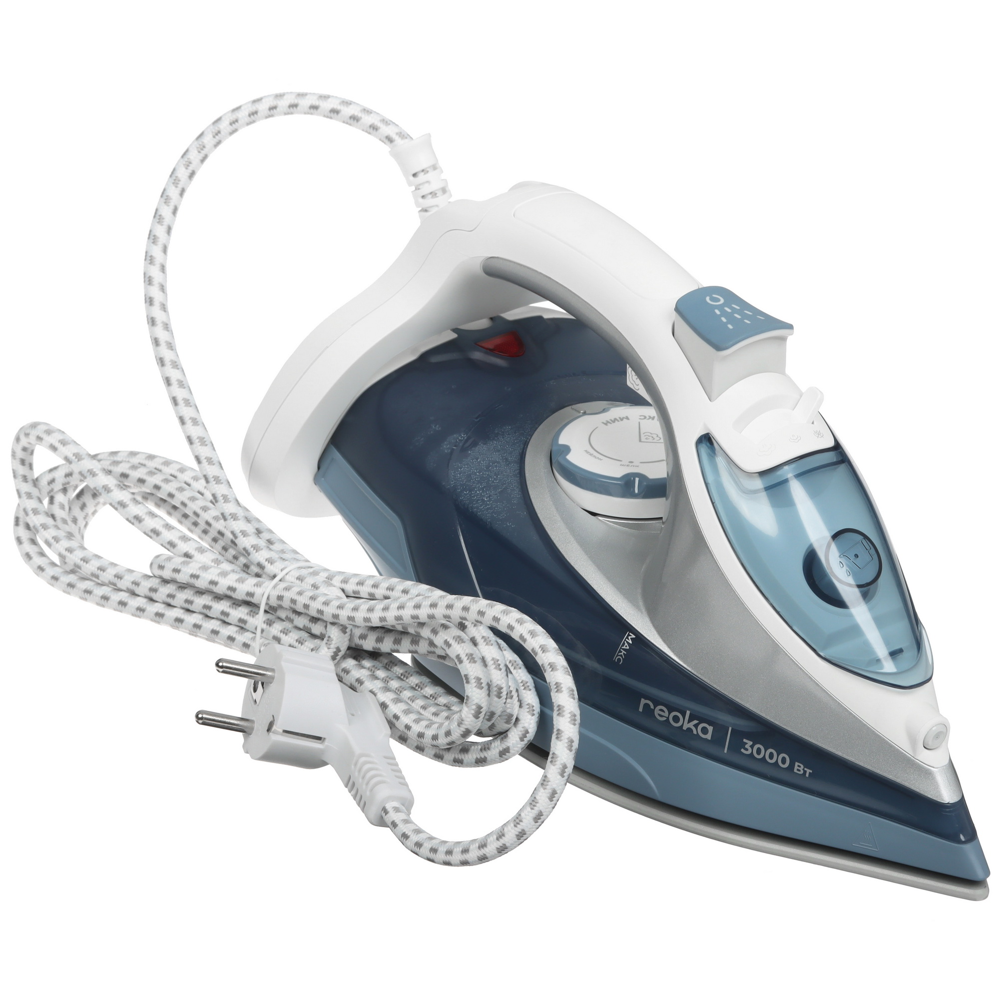 9157373 Утюг Reoka RKI-TI3000E синий STDN-0053414 - Вид №5