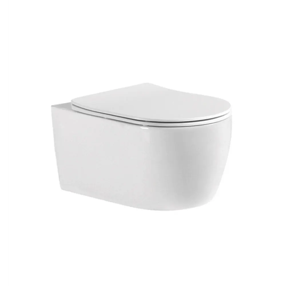 Подвесной унитаз AQUATEK Europa - безободковый дизайн с технологией Tornado 89437833 STLM-1583925