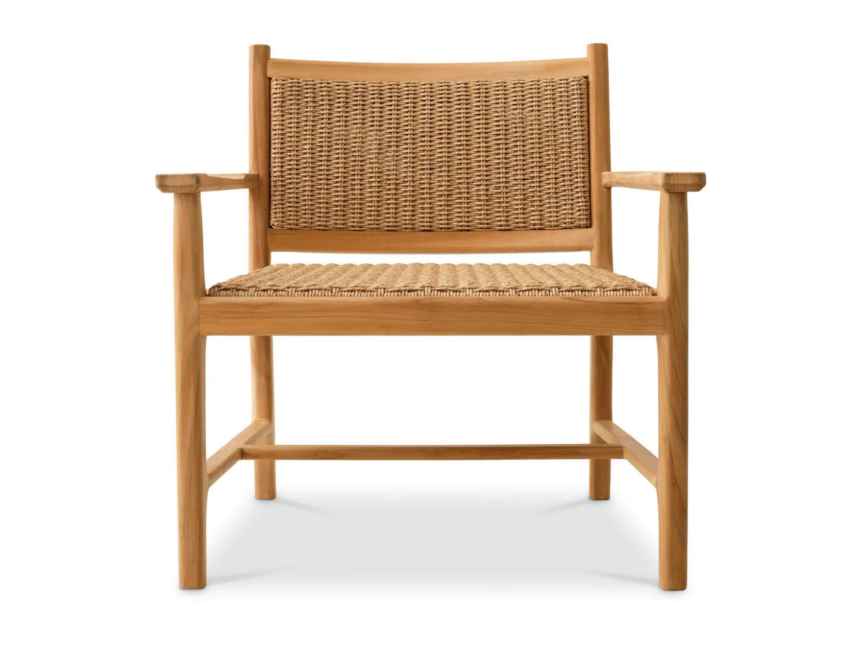 Садовое кресло из тикового дерева с подлокотниками Eichholtz Pivetti ARCH-00027670 - Вид №1