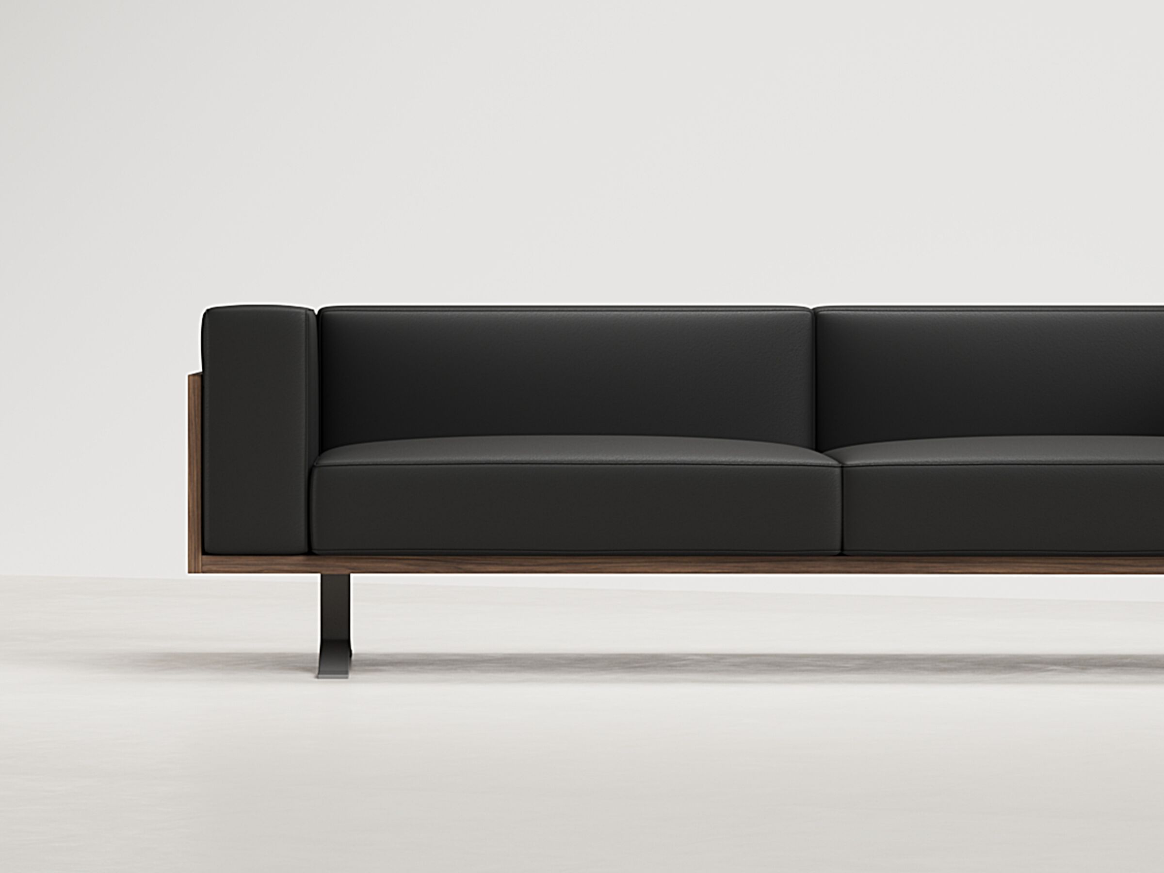 3-местный кожаный линейный диван WORKSPACE BOSTON ARCH-00112368 - Вид №3