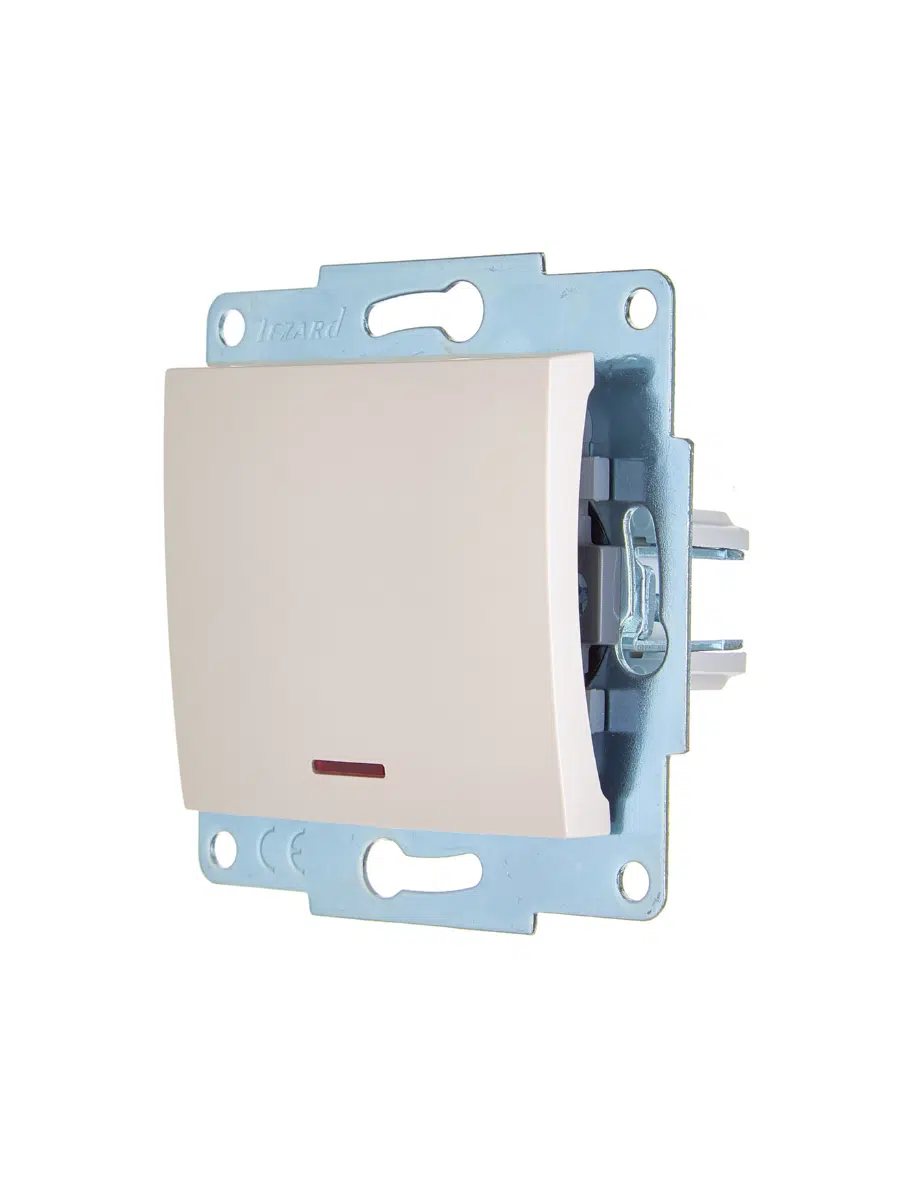 ASTI Выключатель с подсветкой крем, механизм LEZARD 7081-0388-111 - Вид №2
