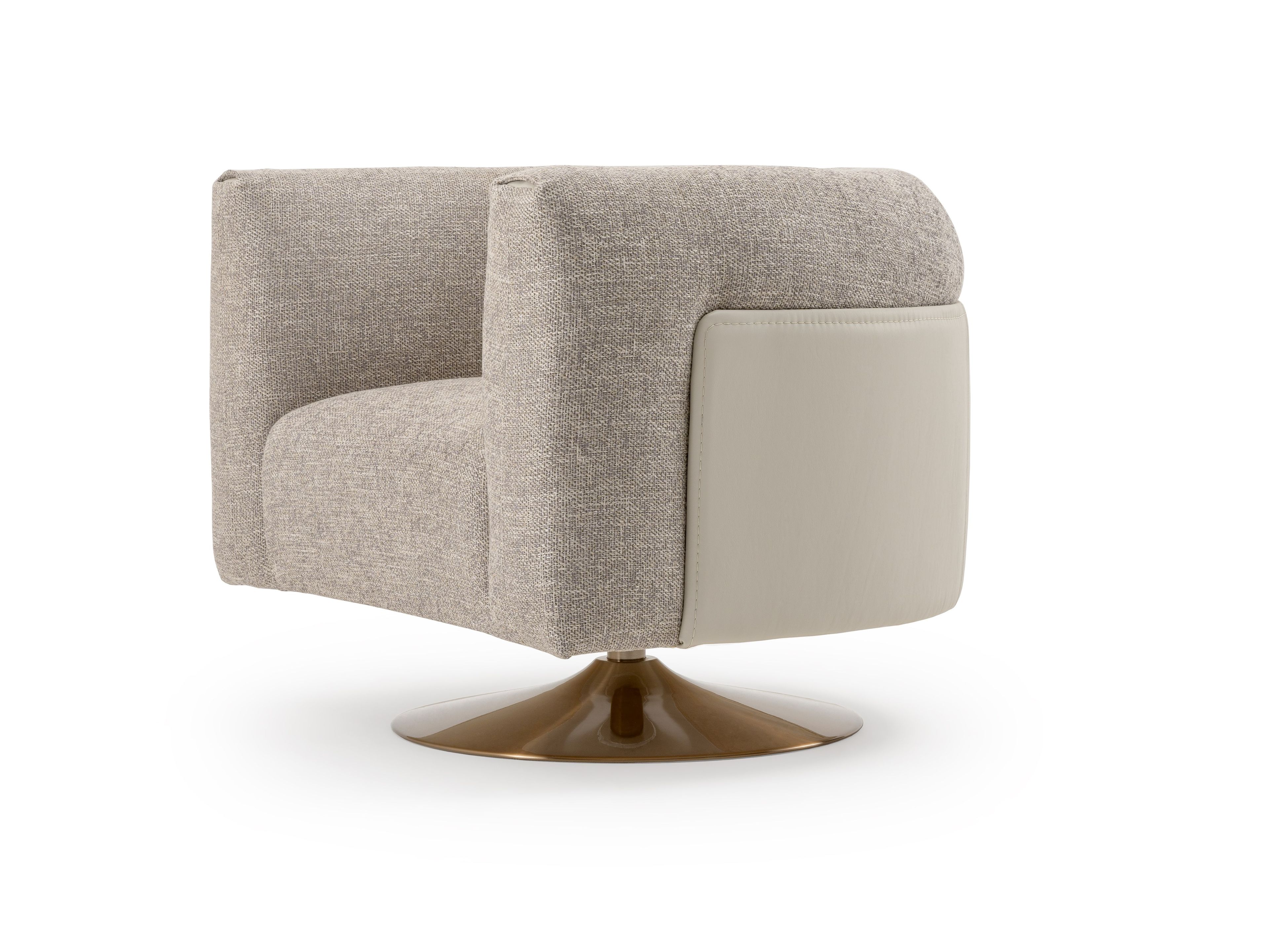 Тканевое вращающееся кресло с подлокотниками Turri Soul ARCH-00108836