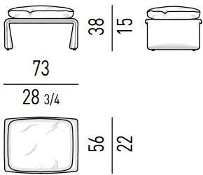 Minotti Пуф Halley sun-id-1472343 - Вид №2