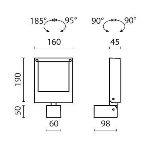 Открытый светодиодный прожектор SIMES ARCH-00126350 - Вид №6