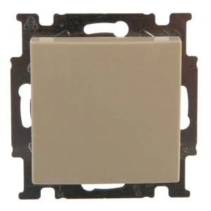 Выключатель встраиваемый ABB Basic 55 1 клавиша, цвет бежевый 13592893 STLM-2070499
