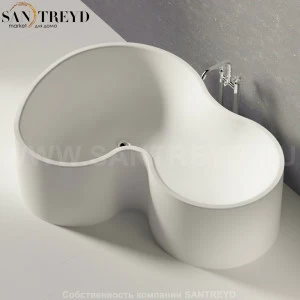 Ванна свободностоящая DR белая