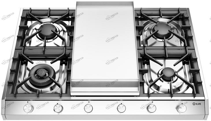 Ilve Газовая плита из нержавеющей стали Professional plus Hcp965fd Santreyd 