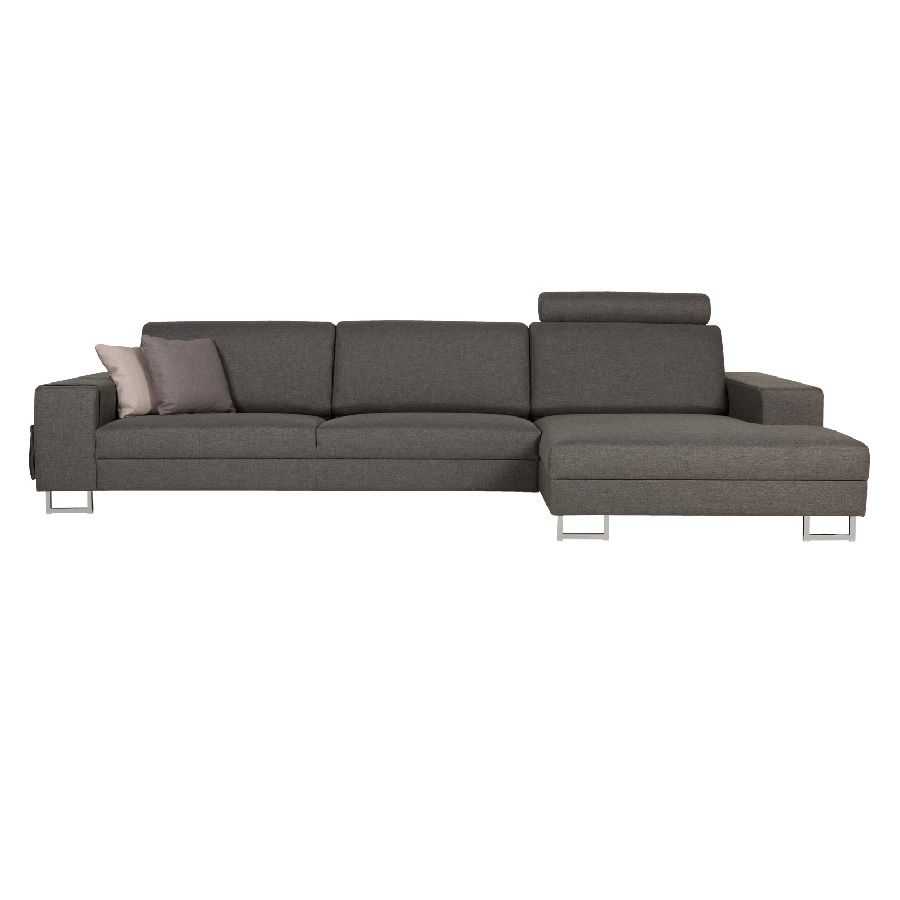 Диван угловой Quattro, правосторонний, темно-серый Sits S1576 - Вид №1