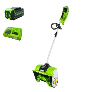 91995421 Снегоуборщик аккумуляторный бесщёточный Greenworks GD40SSK8 30 см 40 В 1x8 Ач АКБ и ЗУ в комплекте STLM-1332051