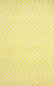 Ковер Zig Zag желтый 300х400 DOLLY CAPRETS ДИЗАЙНЕРСКИЕ, ЗИГ ЗАГ 015217 Белый;желтый