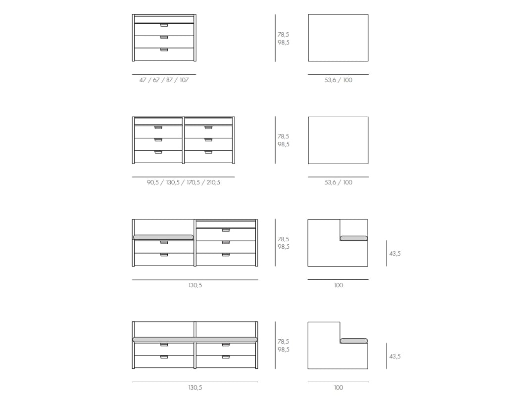 Деревянный островной комод Olivieri ISOLA LOFT ARCH-00050740 - Вид №11