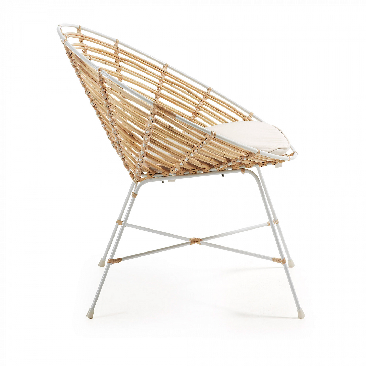 047904 Кресло Kartell из ротанга La Forma Tellkar 