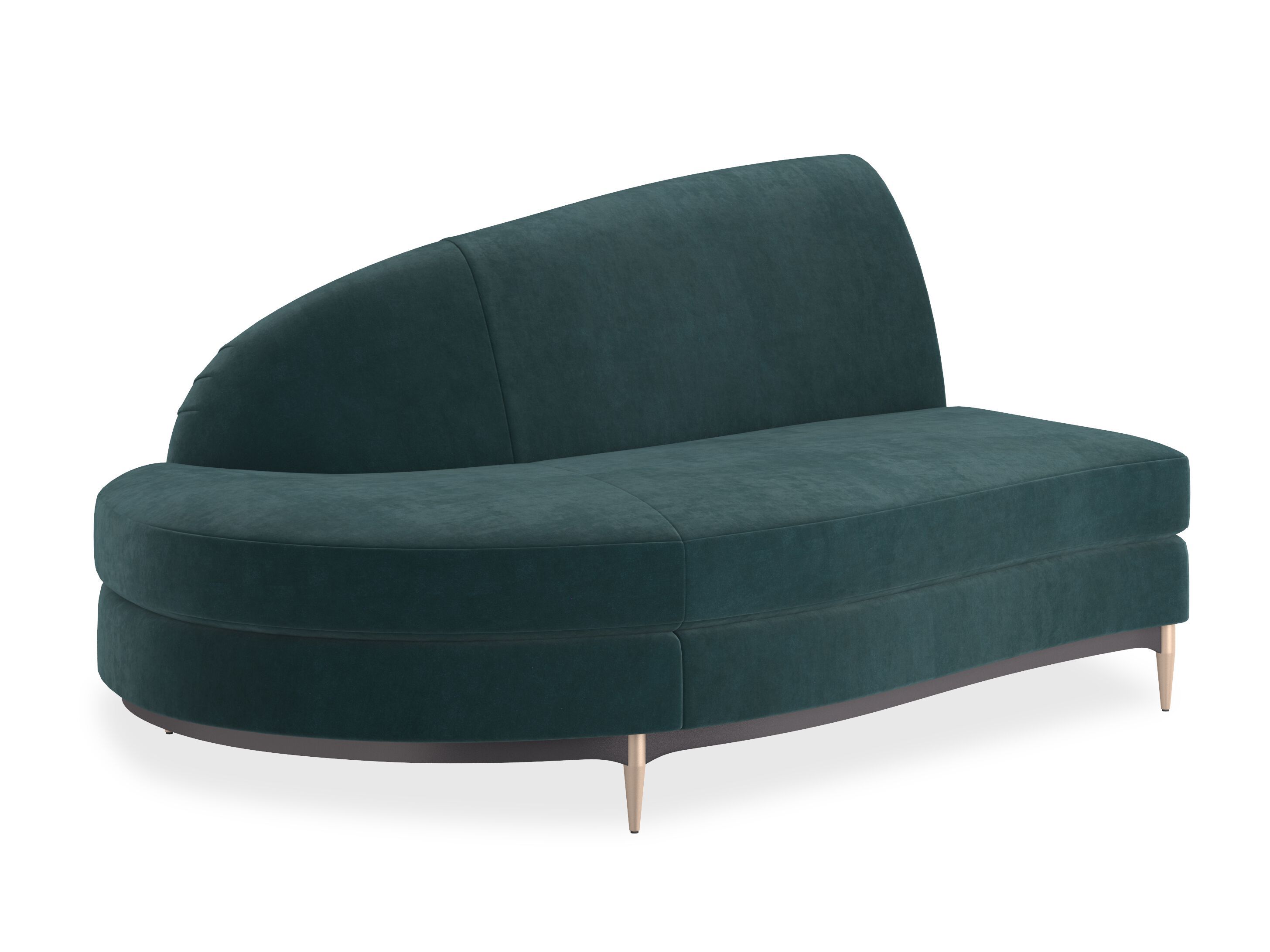 2-местный бархатный изогнутый диван Caracole Three'S Company Laf ARCH-00040578 - Вид №22