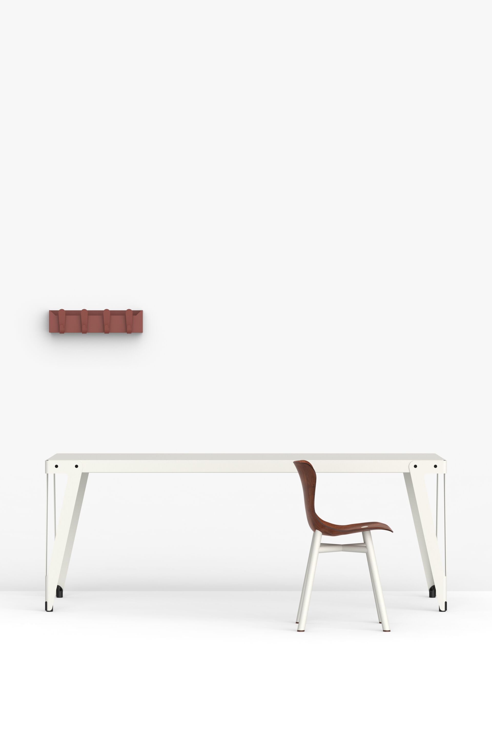 Стальная и пластиковая настенная вешалка FUNCTIONALS KROK BOX ARCH-00066491 - Вид №1