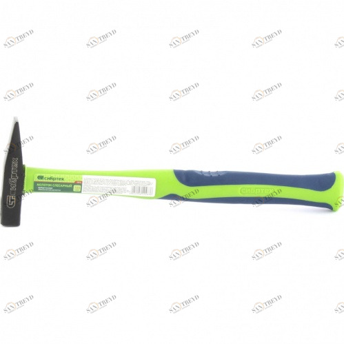 Молоток слесарный 1000г фиберглассовая обрезиненная рукоятка СИБРТЕХ 12437