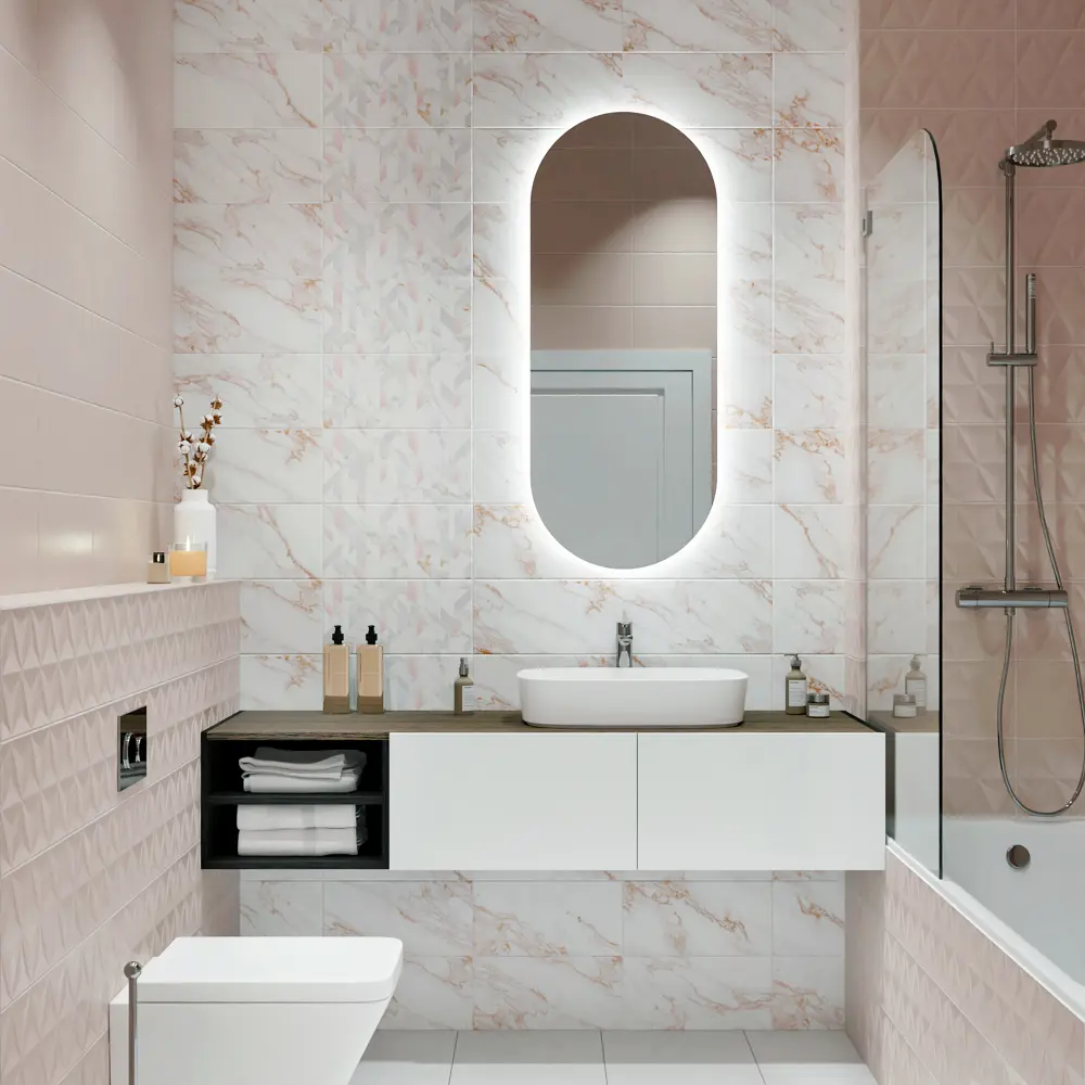 Настенная плитка KREAFORTA Mersey Flame Mix 20x40 см 1.62 м² матовая цвет разноцветный 89413676 STLM-2159594 - Вид №5