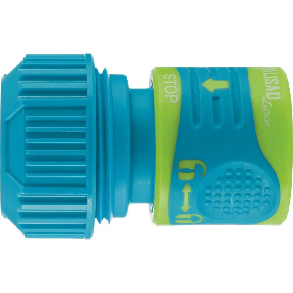 Коннектор для шланга быстросъёмный с автостопом Palisad Luxe 3/4 дюйма STLM-2093214