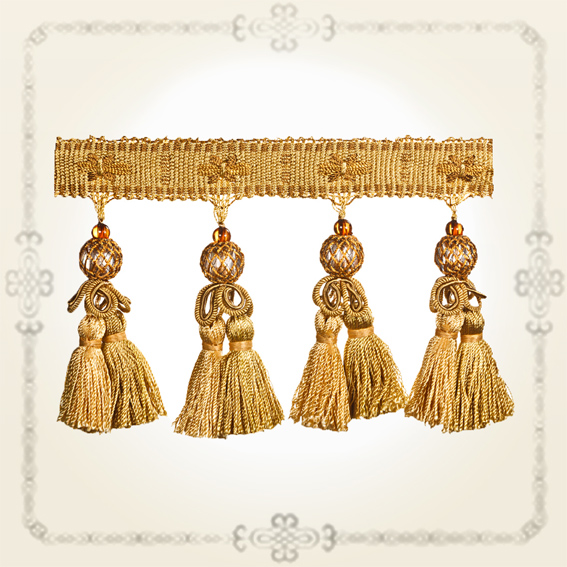 COLORISTICA Тесьма с кистями Opera HT1281 col.1319 Фурнитура  Opera  - Вид №1