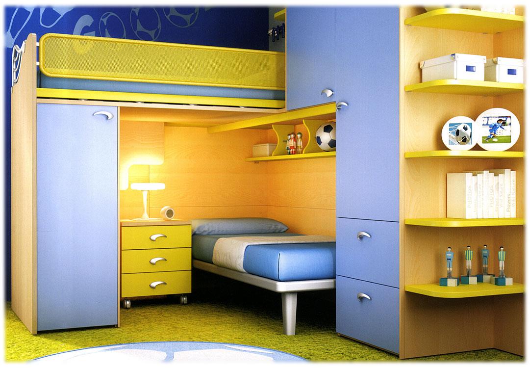 Детская из модулей  MORETTI  COMPACT CS67  - Вид №1