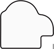 BY 1077 Зеркало в багетной раме - витая бронза 26 mm EVOFORM Definite - Вид №3