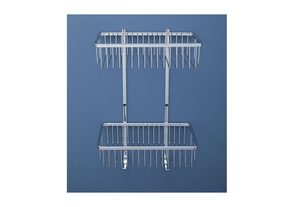 Полочка Aquanet 8148 (30 см, двойная, с крючками) 8100 - Вид №2