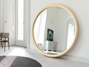 Porada Круглое зеркало в раме из сусального золота Iron