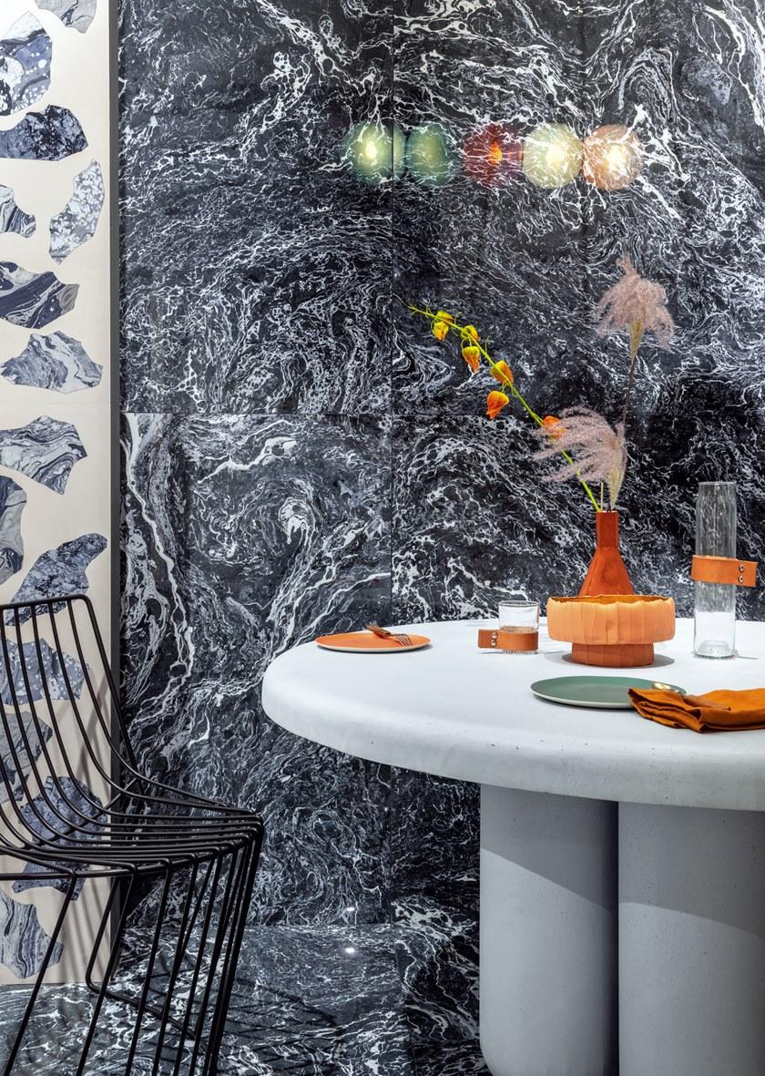 CERAMICA SANT'AGOSTINO Настенная / напольная плитка из керамогранита с эффектом мрамора Insideart sun-id-1434021 - Вид №1