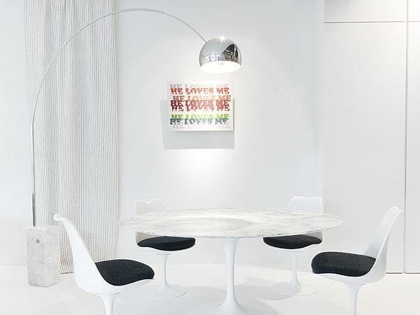 Алюминиевая дуговая лампа с основанием из каррарского мрамора In Stock Flos ARCH-00073781 - Вид №6