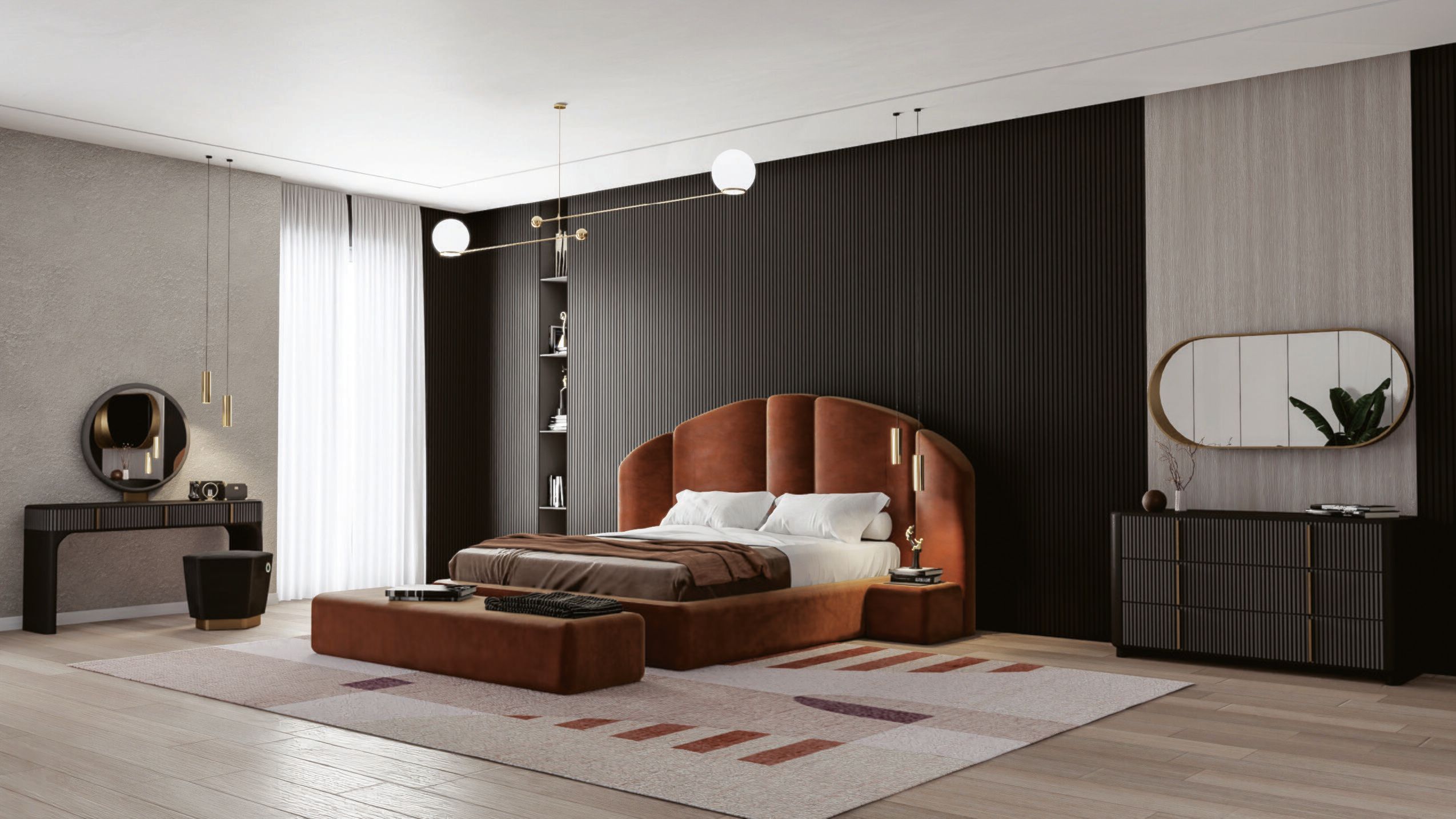 Двуспальная кровать с мягкой тканью CASA +39 ENCORE Italia ARCH-00045683 - Вид №10