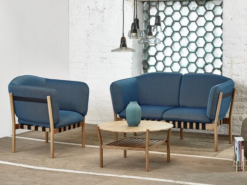 TON Круглый журнальный столик с журнальной полкой для гостиной Anix sun-id-1438608 - Вид №3