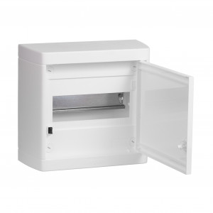 601235 Nedbox щиток навесной 1х8м., бел.дверь Legrand