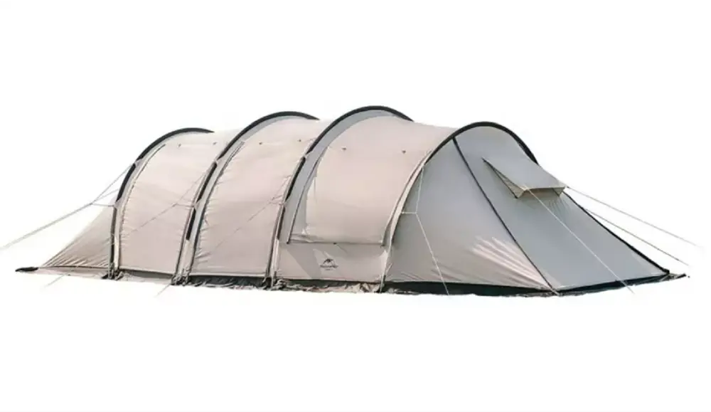 91020800 Палатка 6-х местная Naturehike Cloud Vessel Tunnel UPF бежевый STLM-0444603