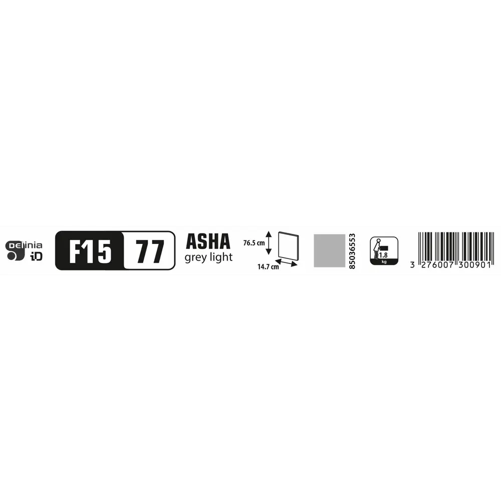 Фасад для кухни DELINIA ID Аша грей 14.7×76.5 см - глянцевый и практичный 85036553 STLM-0057845 - Вид №11