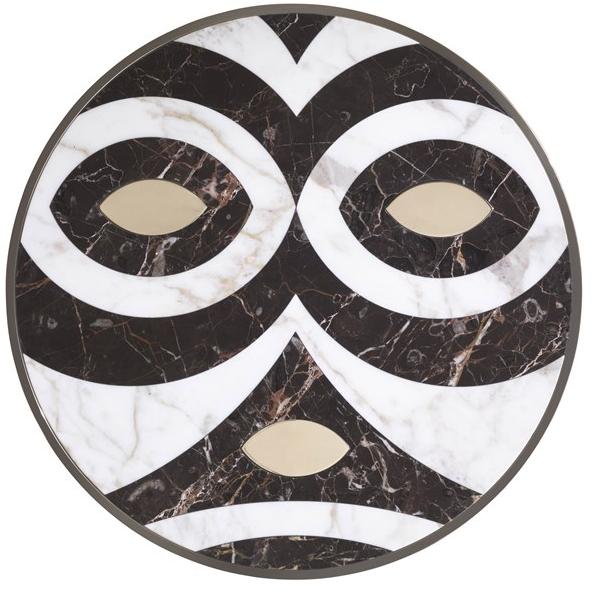 ETRO Home Interiors Круглый деревянный журнальный столик  E.aka.232.a  - Вид №2