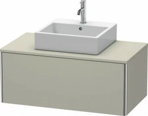 XS490106060 Тумбочка для подвесной консоли XSquare #XS4901 1000 x 548 мм Серо-коричневый шелковисто-матовый лак