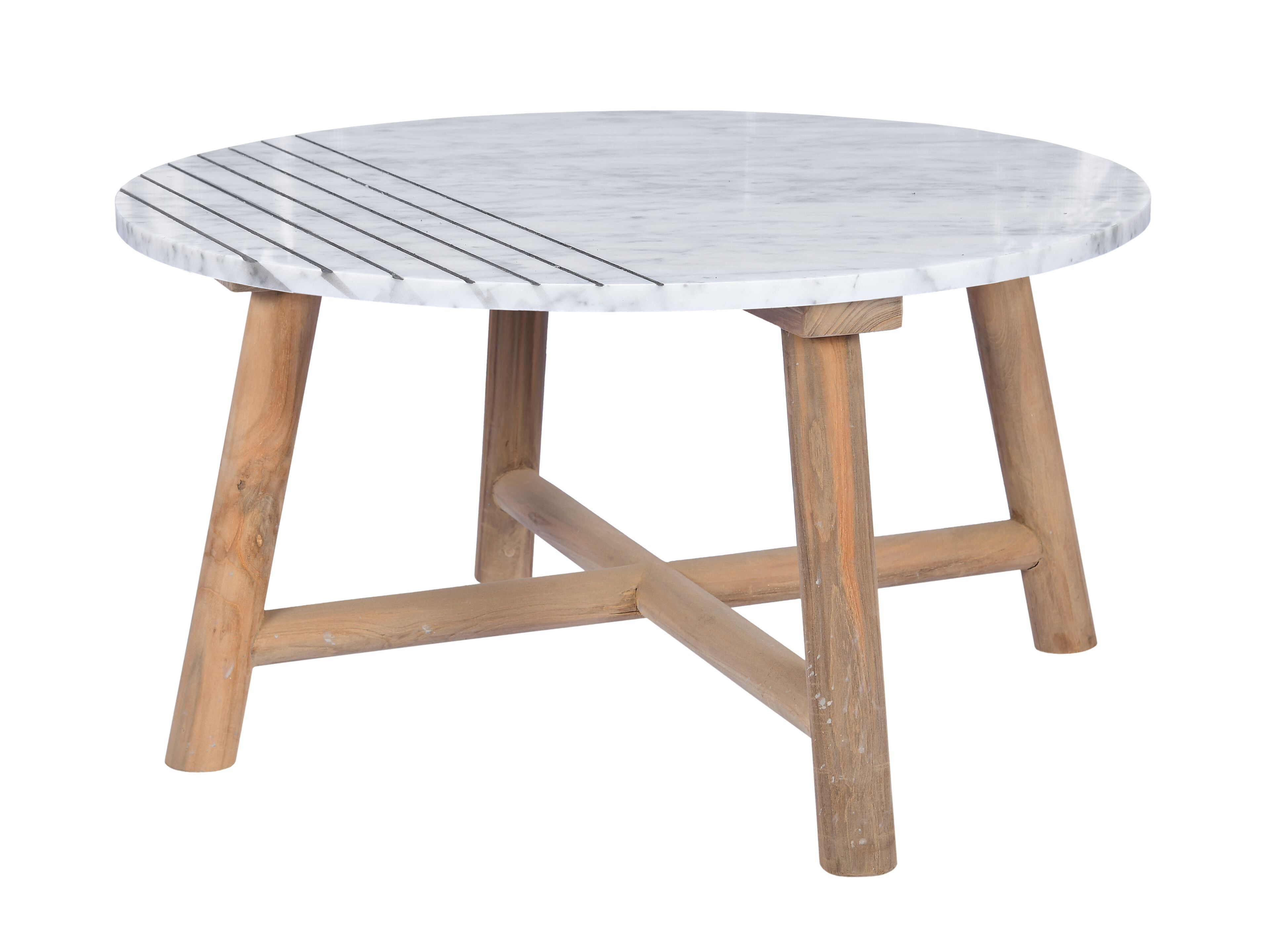 Мраморный круглый садовый столик cbdesign Убуд ARCH-00054729 - Вид №9