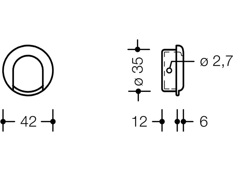 535.42MLB впускной кожух HEWI USA Produkte  - Вид №16