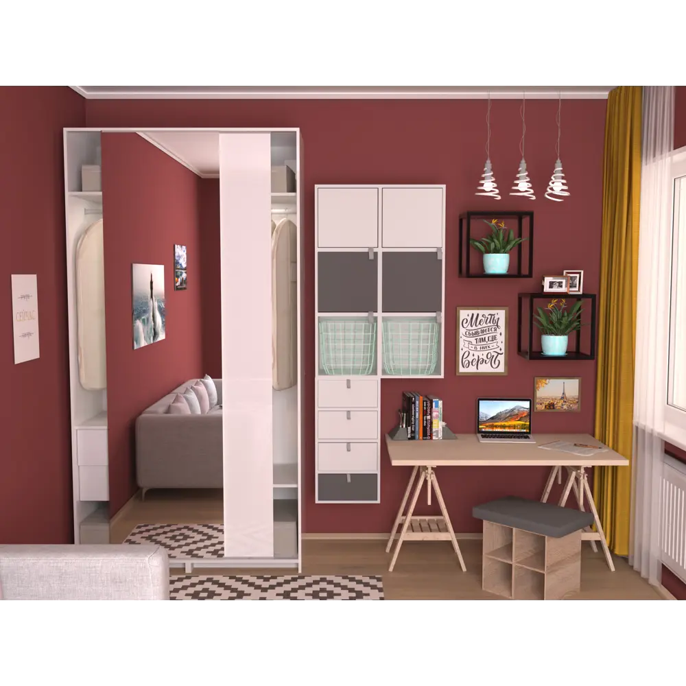 Короб Spaceo для обуви 22х16x34 см нетканный материал цвет бежевый STLM-2059622 - Вид №8