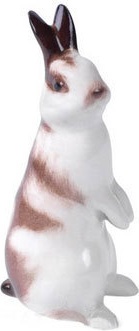 1049395 Императорский фарфоровый завод Скульптура "Пуша" сер. Фарфор твердый 