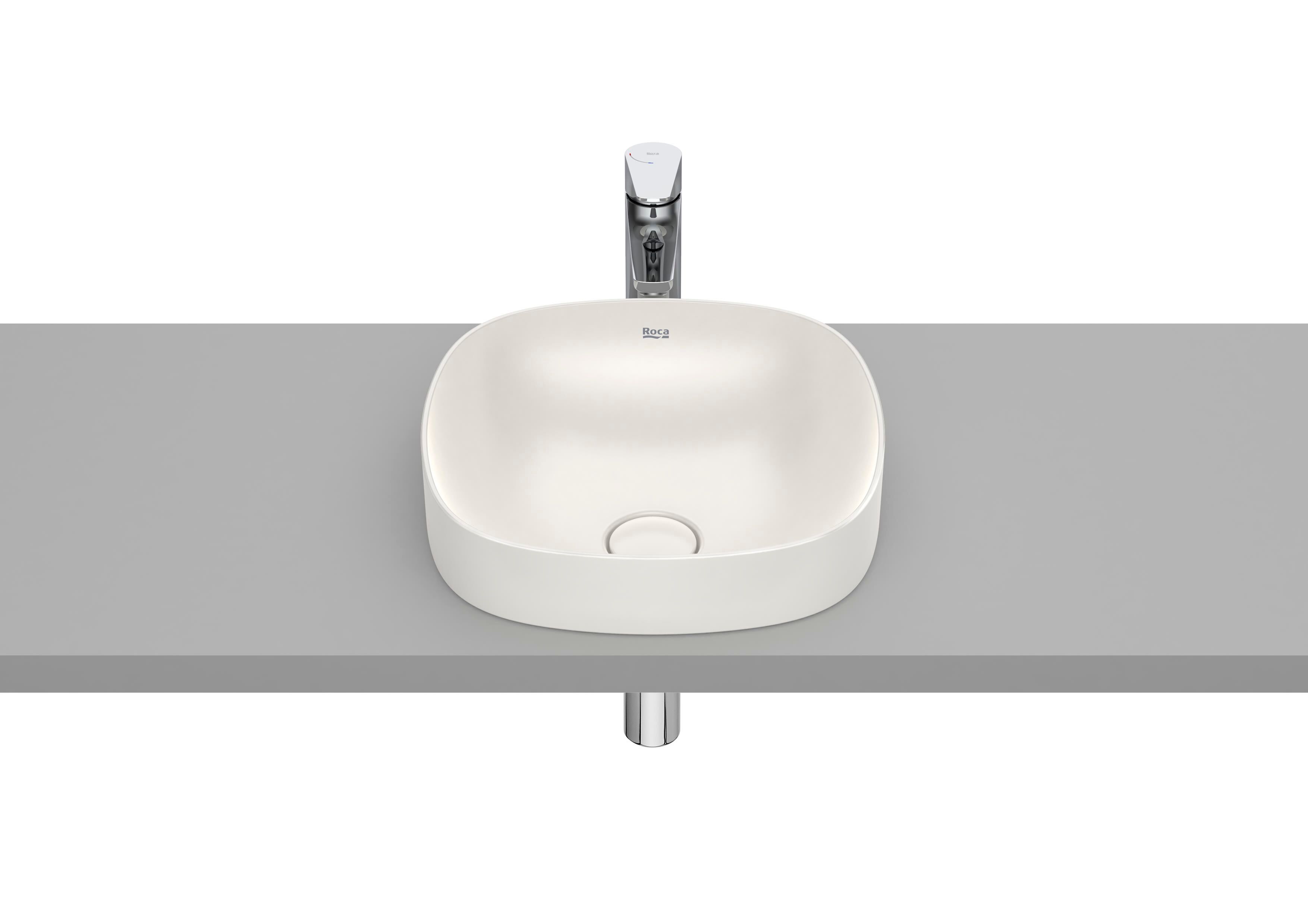 Керамическая раковина с полукруглой поверхностью Roca Inspira ARCH-00034799 - Вид №4