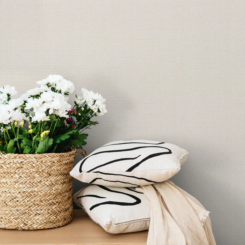 Обои Palitra Home Textil HC31223-21 светло-бежевые флизелиновые 89394510 STLM-1572689 - Вид №4