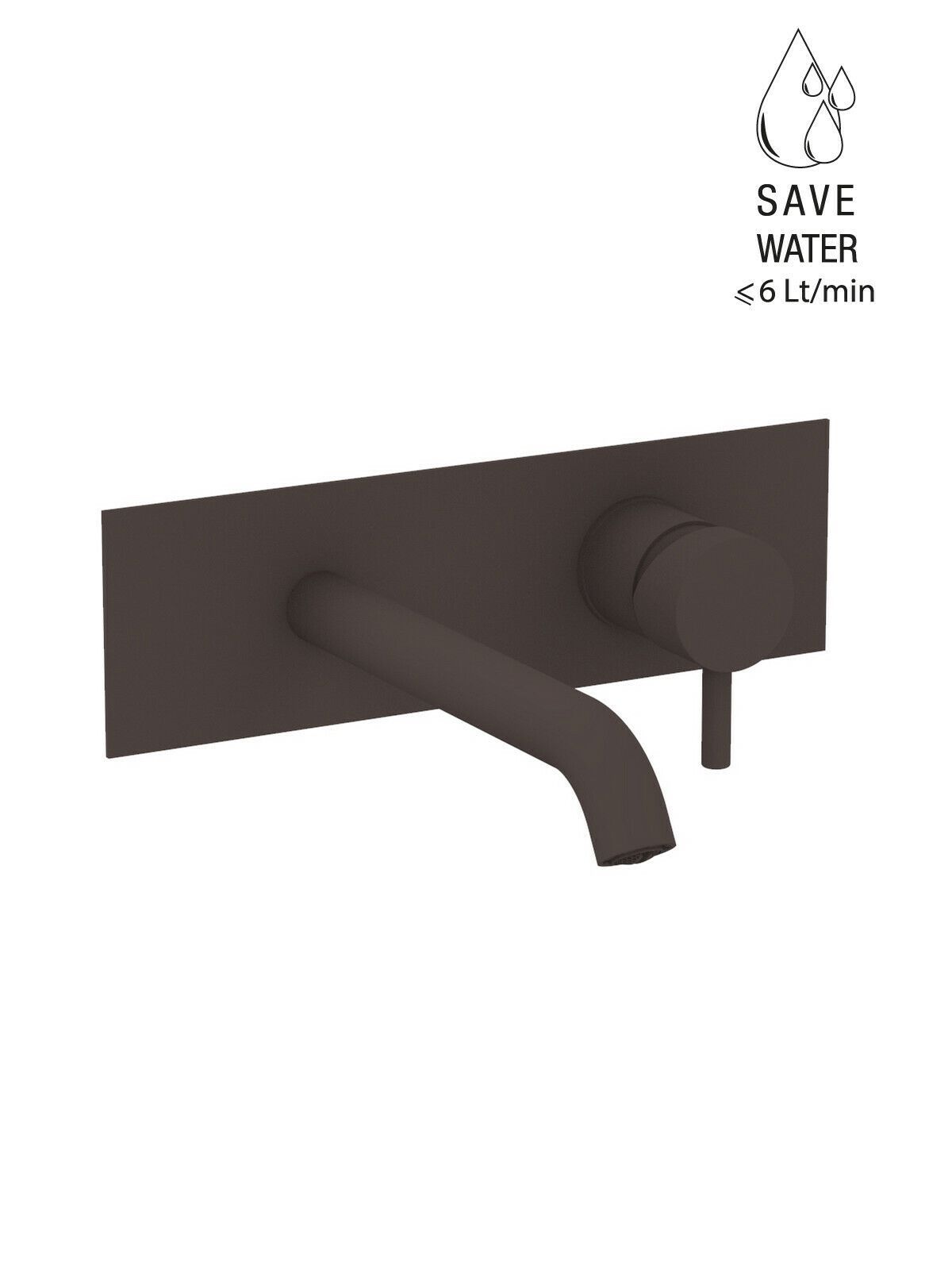 Настенный однорычажный смеситель для раковины с ограничителем расхода Rubinetterie Frattini Pepe XL ARCH-00076573 - Вид №49