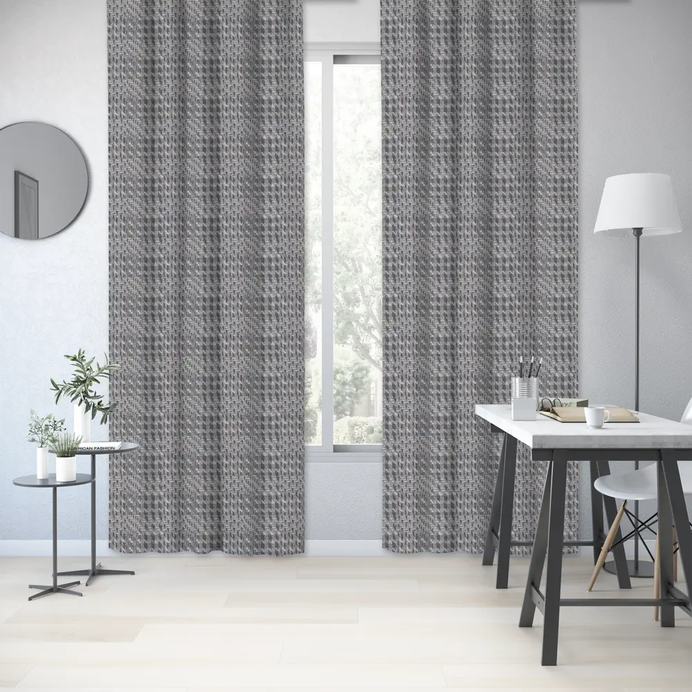 Штора на ленте Inspire Sindano 200x280 см цвет серо-бежевый 83562030 STLM-2106785  - Вид №4